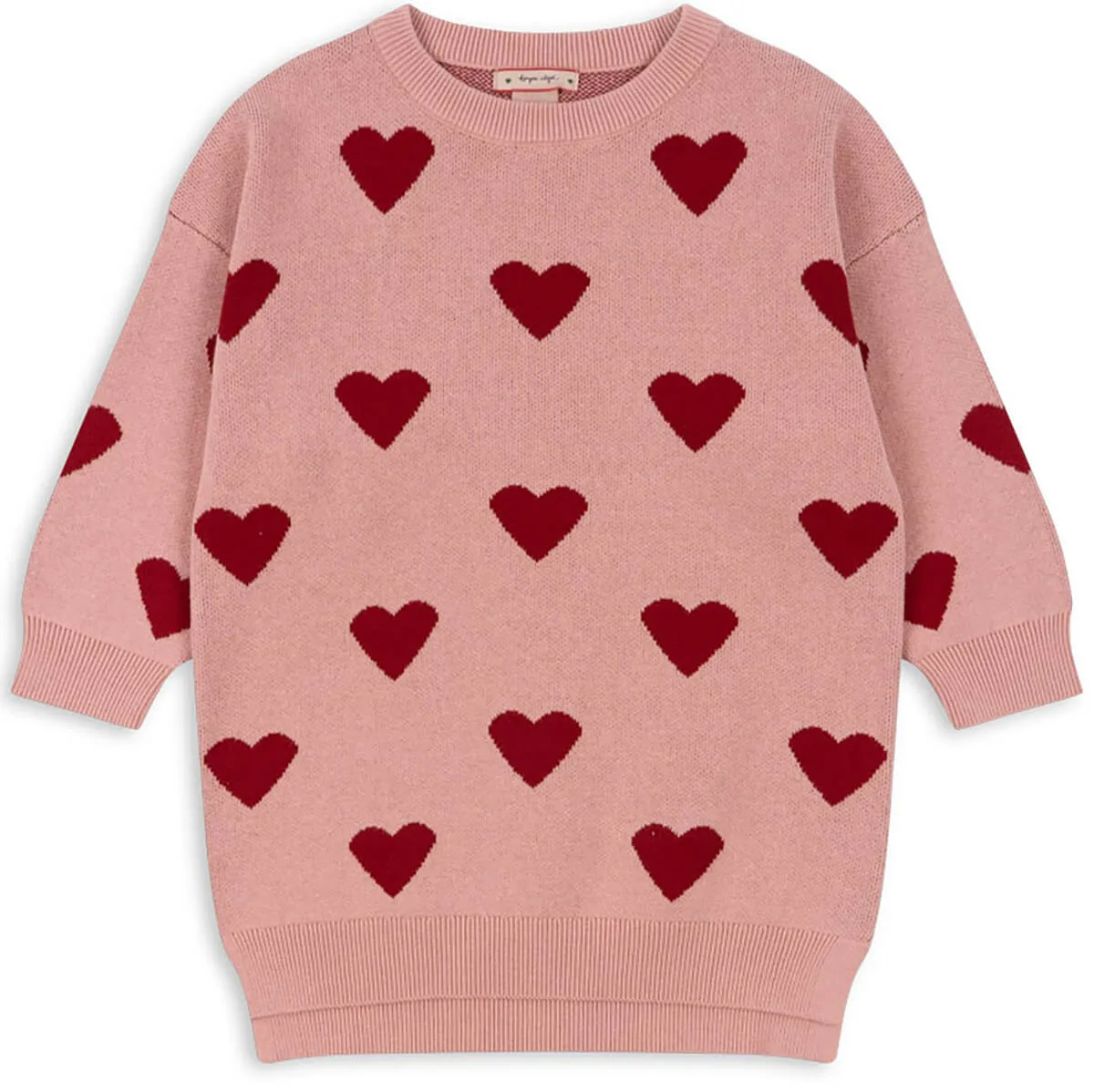 Lapis Knit Dress in Mellow Rose by Konges Slojd