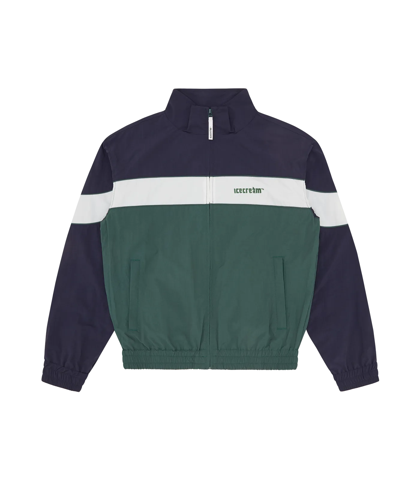 SOFT SERVE TRACK JACKET - NAVY